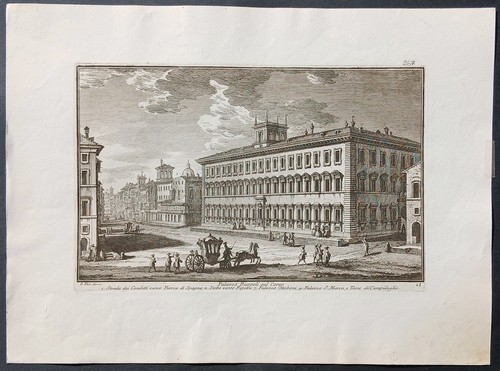 Stampa antica giuseppe vasi - giuseppe,