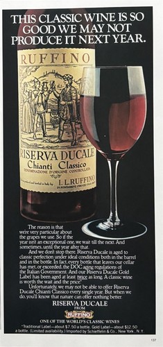 1983 riserva ducale from - 1983,