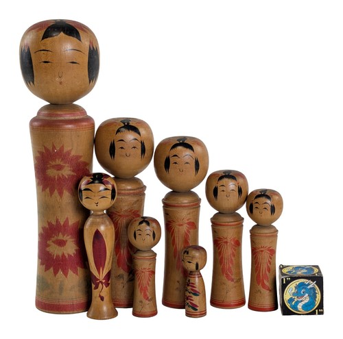 Set bambole kokeshi - set,