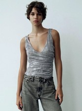 ZARA BODY DONNA STAMPA TULLE