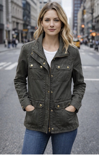 Crew military jacket - military, olive