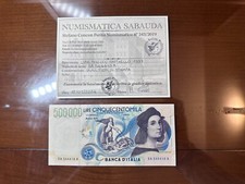 REPUBBLICA BANCONOTA LIRE 500000 RAFFAELLO 1997 certificata qFDS SABAUDA