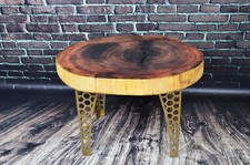 Tavolo rotondo medio scuro -