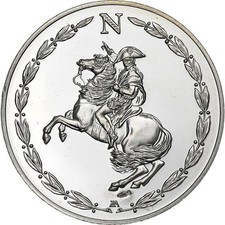 [#1116379] Francia, Medaglia, Napoleone Bonaparte, Bicentenario, Storia, 1969, MS(63