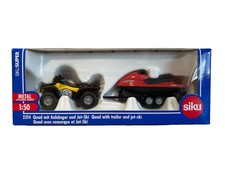 SIKU 2314 - modellino 1:50 - QUAD CON RIMORCHIO E MOTO D'ACQUA - NUOVO-SIGILLATO