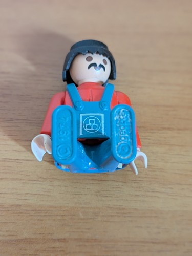 Playmobil geobra 1974 operaio - playmobil,
