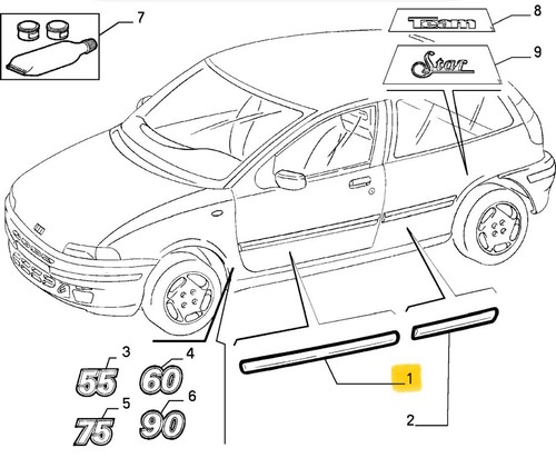 Fiat punto sporting - fiat, 93-99