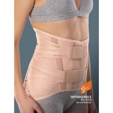 Busto da donna semirigido alto con tiranti elastici - Roten