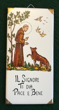 PIASTRELLA DECORATIVA DA PARETE SOUVENIR - S. FRANCESCO - Ceramica Marazzi