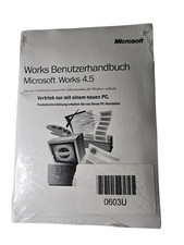 Microsoft Works 4.5 PC tedesco