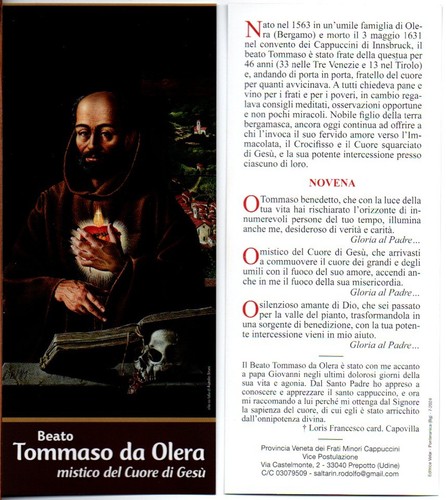 Santino holy card beato - -,