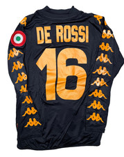 maglia calcio vintage AS Roma De Rossi 2008 2009 Serie A kappa Wind S
