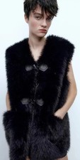 Gilet/Gilet ZARA in pelliccia