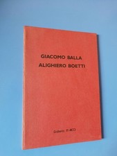 GIACOMO BALLA ALIGHIERO BOETTI