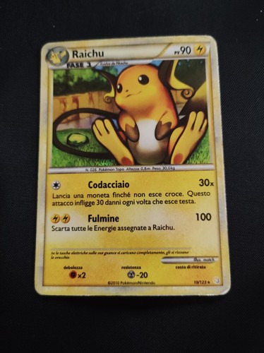 Pokemon raichu holo 123 - pokemon,