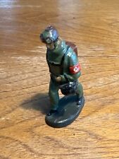 Elastolin-Pilota con tuta da volo-cuffia con occhiali e casco-Germany 1930