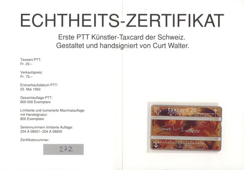 Svizzera folder scheda curt - scheda,