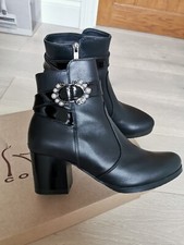 Stivali donna neri in pelle