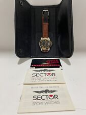 SECTOR Orologio ADV 2000 Quartz Swiss Made Custodia Libretti Ottime Condizioni