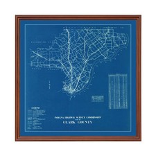 Old Map of Clark County, IN