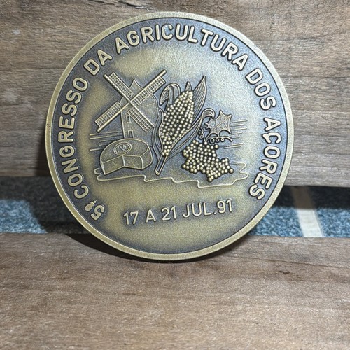 Medaglione bronzo vintage 1991