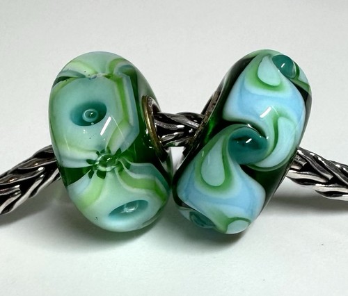 Trollbeads coppia pezzi - trollbeads, di