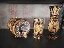 Oggetti In Legno Botte + Vaso