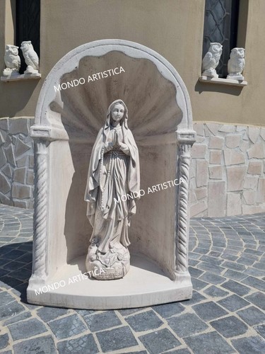 Statua madonna lourdes con - madonna, di