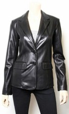 Blazer da donna in vera pelle