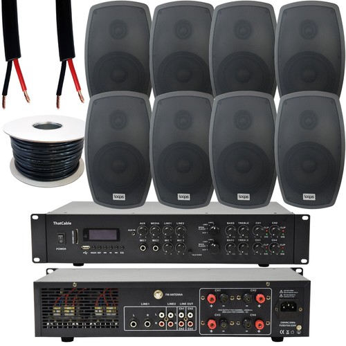 Sistema bluetooth 800w loud - loud, 8x
