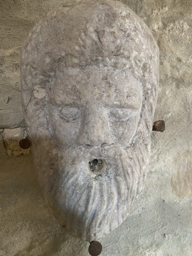 Bocca fontana volto barbuto - bocca,