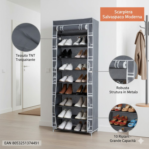 Scarpiera moderna livelli - scarpiera, 10