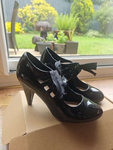 Suola desire nero patent mary - patent,