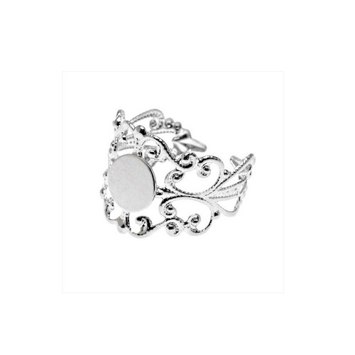 Base anello vintage argento - vintage,