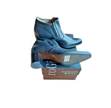 NERO GIARDINI NUOVE SCARPE STIVALI STIVALETTI DONNA N.37 PELLE