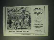 Maibo mod. 1989 Pubblicità LC-200 - Semplifica la potatura