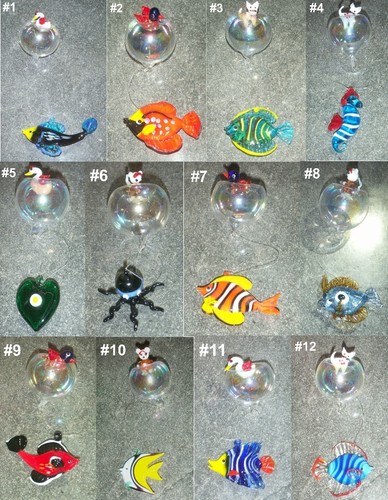 Pesce vetro nuotatore - vetro,