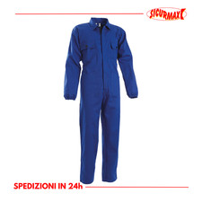 Tuta da Lavoro Intera Uomo per Agricoltura, Meccanica con Zip in Cotone Massaua