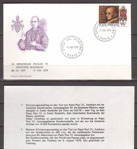 21099 vaticano 1978 - 21099, memoria