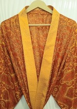 Kimono Lungo In Seta Pura