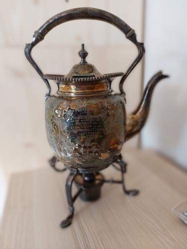 Samovar antico sheffield 1907 - antico,