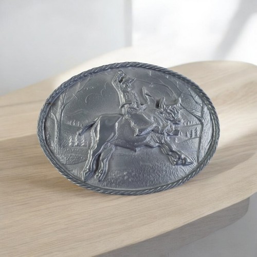 Vtg belt buckle men - men's, cowboy