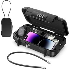 Cassaforte Portatile con Combinazione, [Impermeabile] Diyife Cassetta di Sicurez