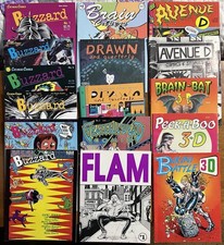 Enorme LOTTO x 16 Comix sotterranei dimensioni Mag stampa bassa RARA BRICIOLA FUORI PRODUZIONE 3-D 👀 #1