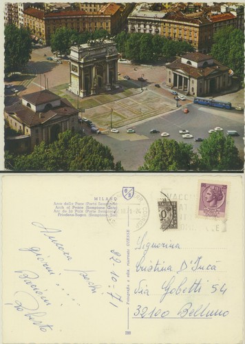 Milano arco della pace porta - -arco,