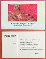 Santino Holy Card: Santa