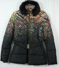 Desigual Colorful Belted Parka