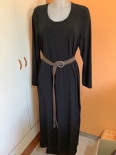 Abito donna lungo con spacci laterali, Taglia 52