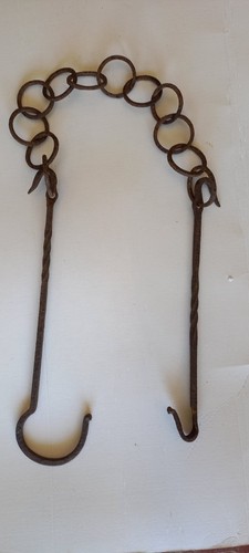 Antica catena per camino ferro - antica,