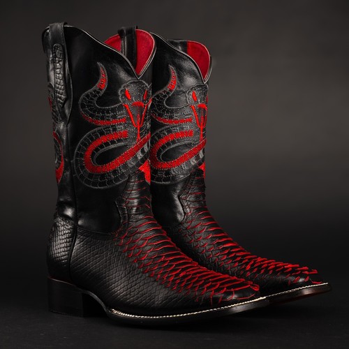 Stivali cowboy western uomo